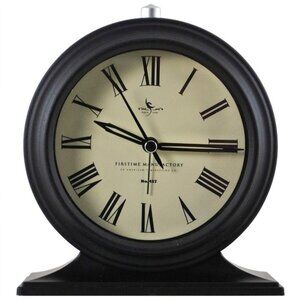 Firstime Manufactory tabletop clock Battery alarm clock traditional decor style